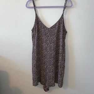 Leopard romper